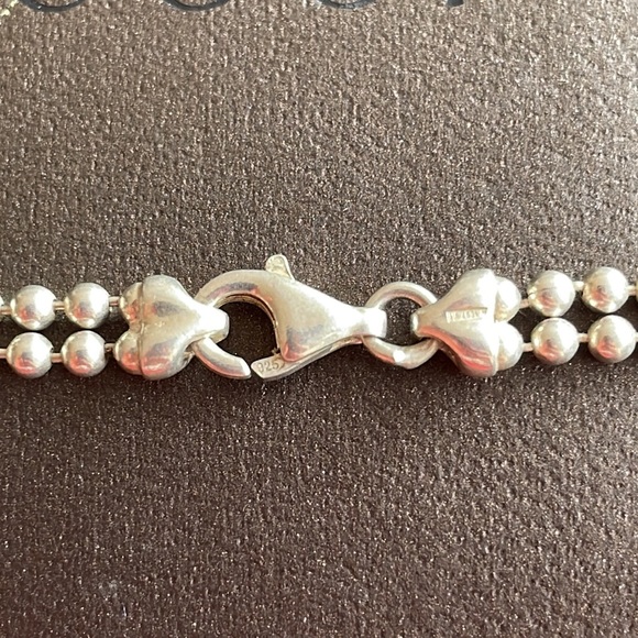 // GUCCI //  Plate Necklace 925 Silver - Picture 4 of 5